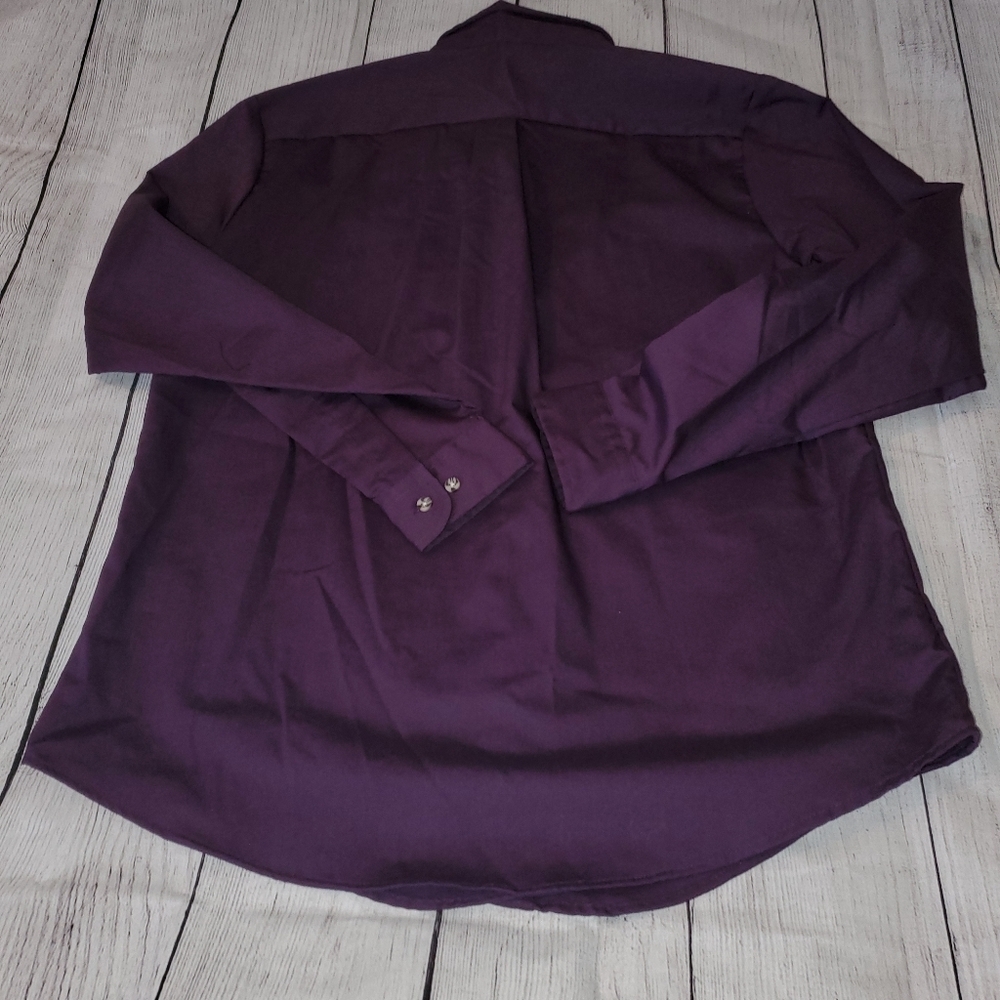 Edwards Purple Collared Button Down - Picture 8 of 8